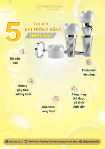 CẤY GHÉP IMPLANT – GIẢI PHÁP HOÀN HẢO CHO NGƯỜI MẤT RĂNG